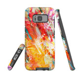 For Samsung Galaxy S8 Case Tough Protective Cover, Flowing Colors