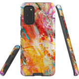 For Samsung Galaxy S20 Case Tough Protective Cover, Flowing Colors