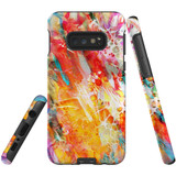 For Samsung Galaxy S10e Case Tough Protective Cover, Flowing Colors