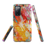 For Samsung Galaxy S20 FE Case Tough Protective Cover, Flowing Colors