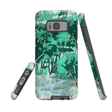 For Samsung Galaxy S8+ Plus Case Tough Protective Cover, Green Nature
