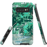 For Samsung Galaxy S10 Case Tough Protective Cover, Green Nature