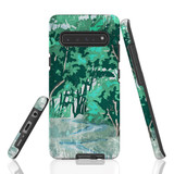 For Samsung Galaxy S10 5G Case Tough Protective Cover, Green Nature