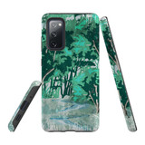 For Samsung Galaxy S20 FE Case Tough Protective Cover, Green Nature