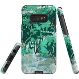 For Samsung Galaxy S10e Case Tough Protective Cover, Green Nature