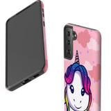 For Samsung Galaxy S23 Ultra, S23+ Plus, S23, S22 Ultra, S22+, S22, S10 5G Case, Protective Cover, Cute Unicorn | Protective Cases | iCoverLover.com.au