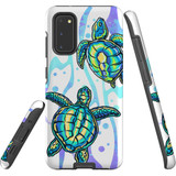 For Samsung Galaxy S20 Case Tough Protective Cover, Swimming Turtles