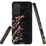 For Samsung Galaxy S20 Case Tough Protective Cover, Plum Blossoming