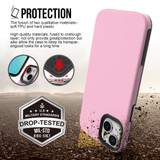 For iPhone 14 Pro Max, 14 Plus, 14 Pro, 14 Case, Shockproof Cover, Pink | Armour Cover | iCL Australia