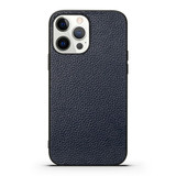 For iPhone 14 Pro Max Case Genuine Leather Durable Slim Fit Protective Cover Blue