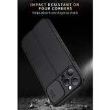 For iPhone 14 Pro Max, 14 Pro, 14 Plus, 14 Case, Textured TPU Protective Cover, Camshield, Black | Back Cases | iCoverLover.com.au