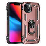 For iPhone 14 Pro Max, 14 Pro, 14 Plus, 14 Case, Protective Cover with Ring Holder, Rose Gold | Armour Cases | iCoverLover.com.au