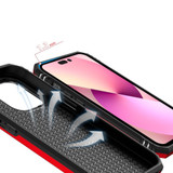 For iPhone 14 Pro Max, 14 Plus, 14 Pro, 14 Case, Protective Cover, Camera Shield, Holder, Red | Armour Cover | iCL Australia
