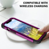 For iPhone 14 Pro/14 Case, Protective Triple-layer Armour Cover, Dark Purple | Shielding Cases | iCoverLover.com.au