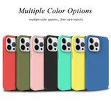 For iPhone 14 Pro Max, 14 Pro, 14 Plus, 14 Case, Starry Series Wheat Straw+TPU, Protective Cover, Yellow | Back Cases | iCoverLover.com.au