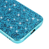 For iPhone 14 Pro Max, 14 Pro, 14 Plus, 14 Case, Shiny Glitter Protective Cover, Silver | Back Cases | iCoverLover.com.au