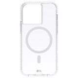 For iPhone 14 Pro Case-Mate Tough Clear Plus Antimicrobial MagSafe Cover