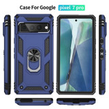 For Google Pixel 7 Pro/7 Case, Protective TPU/PC Cover, Ring Holder, Blue | Back Cases | iCoverLover.com.au