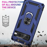 For Google Pixel 7 Pro/7 Case, Protective TPU/PC Cover, Ring Holder, Blue | Back Cases | iCoverLover.com.au