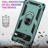 For Google Pixel 7 Pro/7 Case, Protective TPU/PC Cover, Ring Holder, Dark Green | Back Cases | iCoverLover.com.au