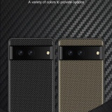 For Google Pixel 7 Case, Ultra-Thin Carbon Fiber Textured Cover, Black | Back Cases | iCoverLover.com.au