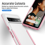 For Google Pixel 7 Pro, Case Shockproof Protective Armor Two Tone Cover, White+Pink | Protective Cases | iCoverLover.com.au