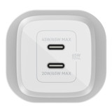 Belkin BoostCharge Pro, Dual USB-C GaN Wall Charger, PPS, 65W | iCoverLover.com.au