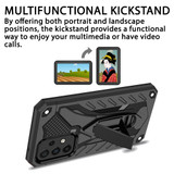 For Samsung Galaxy A53 5G Case Armour Shockproof Tough Cover with Kickstand Black