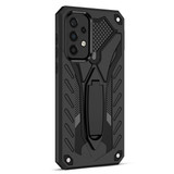 For Samsung Galaxy A53 5G Case Armour Shockproof Tough Cover with Kickstand Black