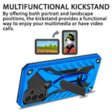 For Samsung Galaxy A13 5G Case Armour Shockproof Tough Cover with Kickstand Blue