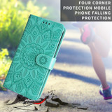 For Samsung Galaxy A73 5G Case, Embossed Sunflower PU Leather Wallet Cover | Folio Cases | iCoverLover.com.au