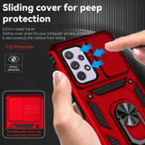 For Samsung Galaxy A53 5G Case, Protective Cover, Camera Shield, Magnetic Holder, Red | Armour Cases | iCoverLover.com.au