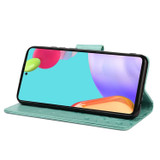 For Samsung Galaxy A53 5G Case, Playful Butterflies PU Leather Wallet Cover, Stand, Green | Folio Cases | iCoverLover.com.au