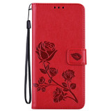 For Samsung Galaxy A53 5G Case, Rose Emboss PU Leather Wallet Cover | iCoverLover.com.au