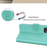 For Samsung Galaxy A53 5G Case, Rose Embossed PU Leather Wallet Cover, Green | Folio Cases | iCoverLover.com.au