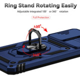 For Samsung Galaxy A33 5G Case, Protective Cover, Camera Shield, Magnetic Holder, Blue | Armour Cases | iCoverLover.com.au