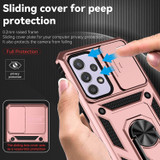 For Samsung Galaxy A33 5G Case, Protective Cover, Camera Shield, Magnetic Holder, Rose Gold | Armour Cases | iCoverLover.com.au
