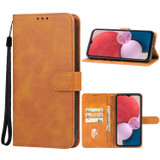 For Samsung Galaxy A14 5G & A14 4G Case, PU Leather Wallet Cover, Lanyard, Stand, Brown | Folio Cases | iCoverLover.com.au