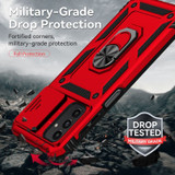 For Samsung Galaxy A13 4G Case, Protective Cover, Camera Shield, Magnetic Holder, Red | Armour Cases | iCoverLover.com.au