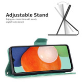 For Samsung Galaxy A13 4G Case, Butterflies PU Leather Wallet Cover, Green | Folio Cases | iCoverLover.com.au