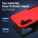 For Samsung Galaxy A13 5G Case, TPU+PC Protective Back Cover, Red Black | Armour Cases | iCoverLover.com.au