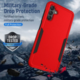 For Samsung Galaxy A13 5G Case, TPU+PC Protective Back Cover, Red Black | Armour Cases | iCoverLover.com.au
