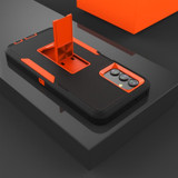 For Samsung Galaxy A13 5G Case, Protective Cover, Magnetic Holder, Black + Orange | Armour Cases | iCoverLover.com.au