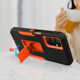 For Samsung Galaxy A13 5G Case, Protective Cover, Magnetic Holder, Black + Orange | Armour Cases | iCoverLover.com.au
