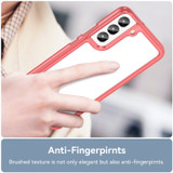 For Samsung Galaxy S23 Case, TPU + Acrylic Protective Cover, Red | Back Covers | iCoverLover.com.au