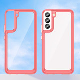For Samsung Galaxy S23 Ultra, S23+ Plus, S23 Case, Protective Acrylic+TPU Cover,  Red | Back Covers | iCoverLover.com.au