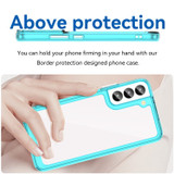 For Samsung Galaxy S23 Case, TPU + Acrylic Protective Cover, Clear Blue | Back Covers | iCoverLover.com.au