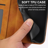 For Samsung Galaxy S23 Case, Cubic Grid PU Leather Wallet Cover, Yellow | Folio Cases | iCoverLover.com.au