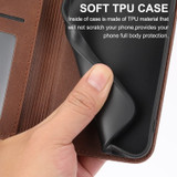 For Samsung Galaxy S23 Ultra, S23+ Plus, S23 Case, Cubic Grid PU Leather Wallet Cover, Brown | Folio Cases | iCoverLover.com.au