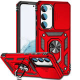 For Samsung Galaxy S23+ Plus Case, Protective Cover, Camera Shield, Magnetic Holder, Red | Armour Cases | iCoverLover.com.au